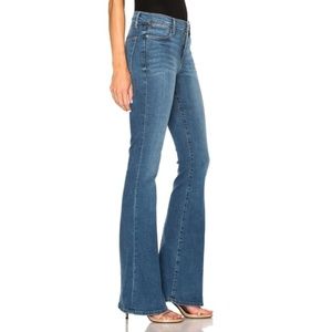 Frame Denim Le High Flare Size 26 hemmed inseam 31